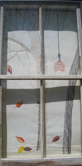 stitched window shade
